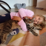 Damman Amur Alice et Olga, moment de tendresse.