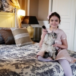 Victoria avec Gatsby chez Damman Amur, Sibérien black blotched tabby